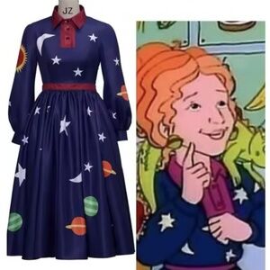 Ms. Frizzle The Magic School Bus Dress- Different Size